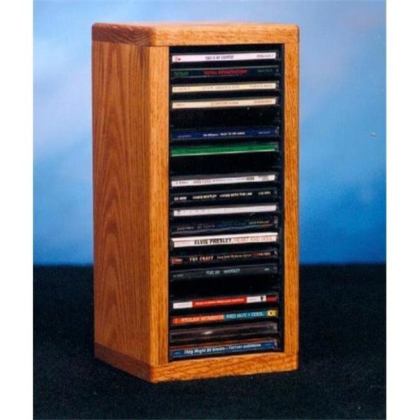 Wood Shed Wood Shed 109-1 Solid Oak desktop or shelf CD Cabinet 109-1